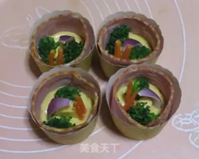 Make Bacon vegetable salt cake step 7