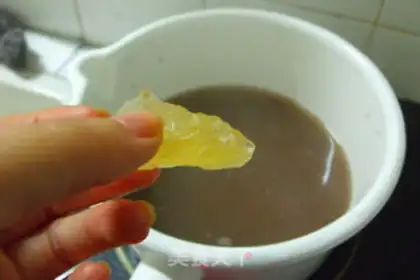 Make Red bean pastry soup step 5