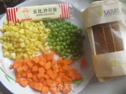 Make Corn salad sandwich step 0