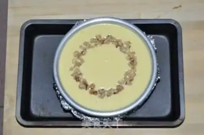 Make The brownie cheesecake step 18