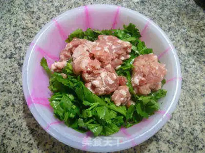 Make The celery leaves step 2