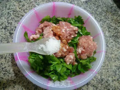 Make The celery leaves step 5