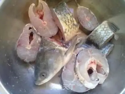 Make Spicy tofu fish step 1