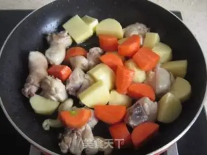 Make Curry chicken step 4