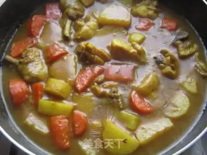 Make Curry chicken step 6