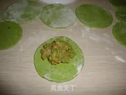 Make Spinach pea dumplings step 4