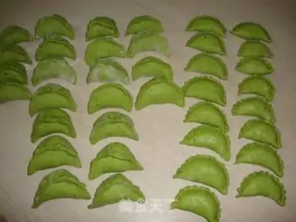 Make Spinach pea dumplings step 5