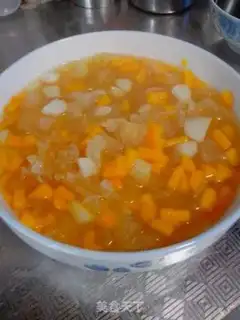Make Pumpkin Mountain Medicine Silver Ears step 3