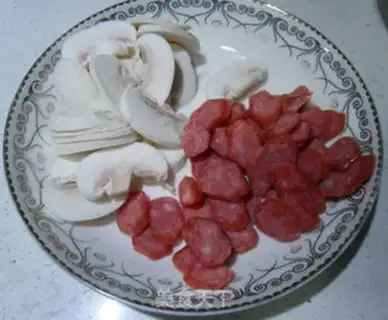 Make Shrimp sausage pizza step 8