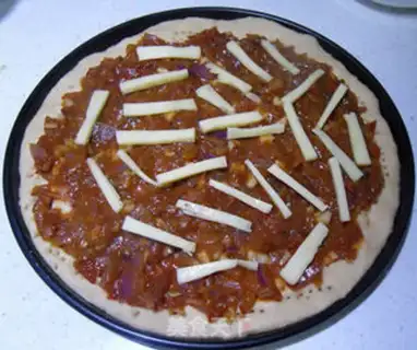 Make Shrimp sausage pizza step 14