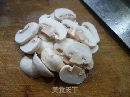 Make Mushrooms and greens step 1