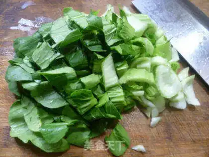 Make Mushrooms and greens step 2