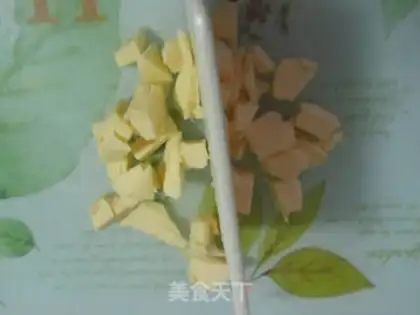Make Gold bean sand step 1
