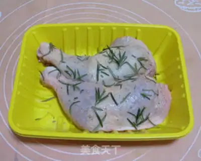 Make Rosemary roasted chicken legs step 1
