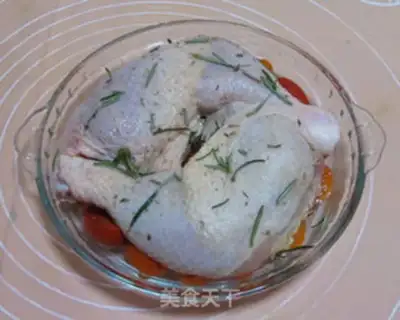 Make Rosemary roasted chicken legs step 3