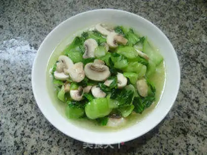 Make Mushrooms and greens step 8