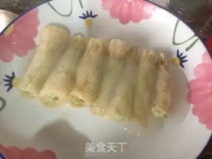 Make Pyramid and green fish rolls step 5