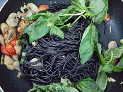 Make Noodles for tuna ink step 6