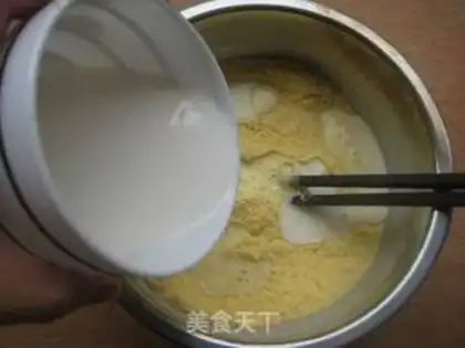Make Milky corn nest step 2