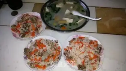 Make Spaghetti sushi step 0
