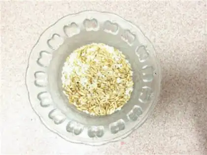 Make Chestnut oatmeal step 0
