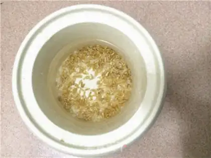 Make Chestnut oatmeal step 1
