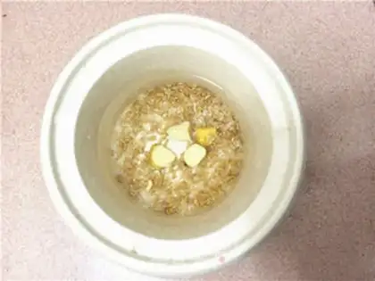 Make Chestnut oatmeal step 2