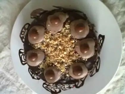 Make DIY CHOCOLATE CAKE step 5