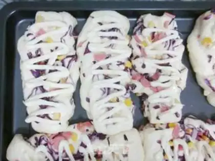 Make Ice-cooked veggie buns step 15
