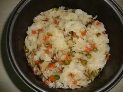 Make Dry veggie rice step 0