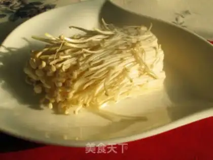 Make Gold mushroom cuisine step 3