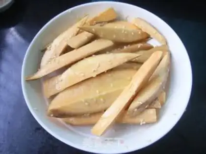 Make Sesame fries step 1