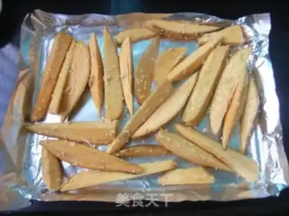 Make Sesame fries step 2