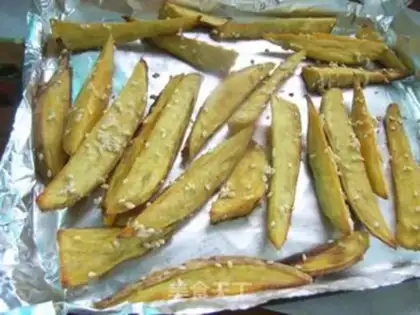 Make Sesame fries step 3