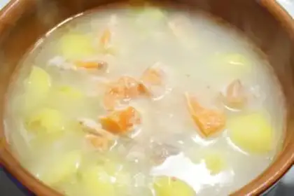 Make Nordic salmon soup step 4