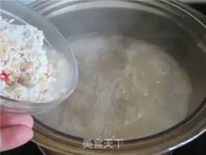 Make Chicken juice, porridge step 2