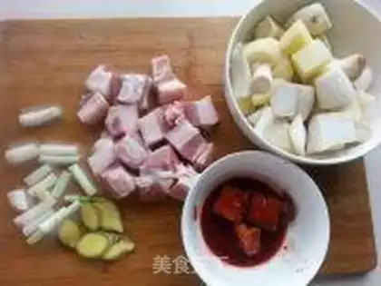 Make Apricot and potatoes step 1
