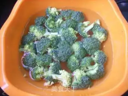 Make In print, fried broccoli step 0