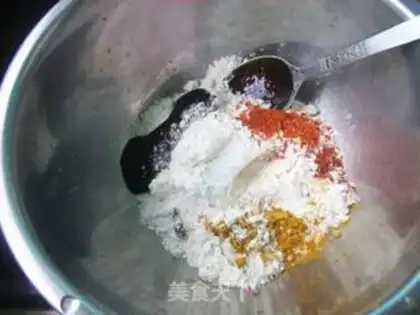 Make In print, fried broccoli step 2
