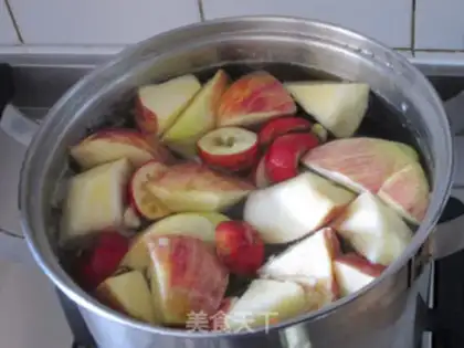 Make Apple silver ear red fruit soup step 8