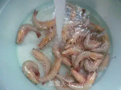 Make Red burning shrimp step 1