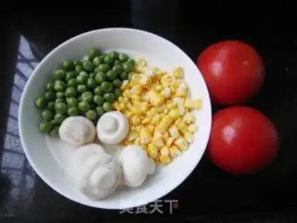 Make Pour corn step 0