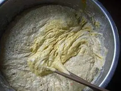 Make Christmas gold bread step 4