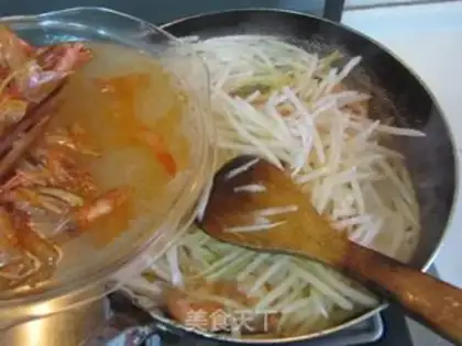 Make Shrimp carrots step 9