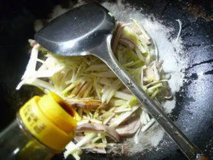 Make The sprouts, the mushrooms step 5