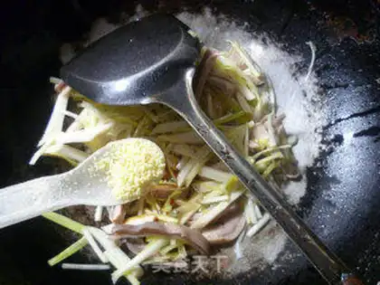 Make The sprouts, the mushrooms step 7