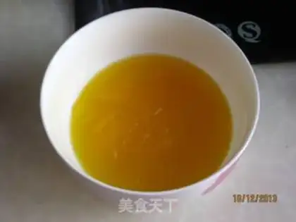 Make Orange mousse cake step 4