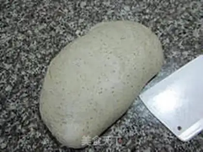 Make A greasy rice paste with dried toast step 9