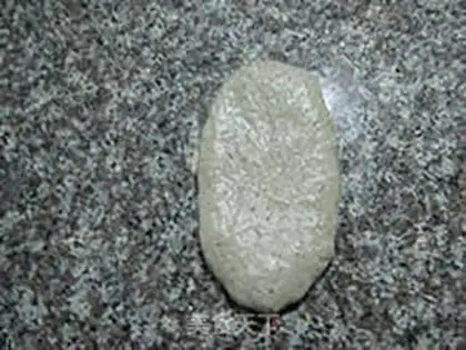 Make A greasy rice paste with dried toast step 11