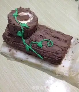 Make Christmas stake cake step 12